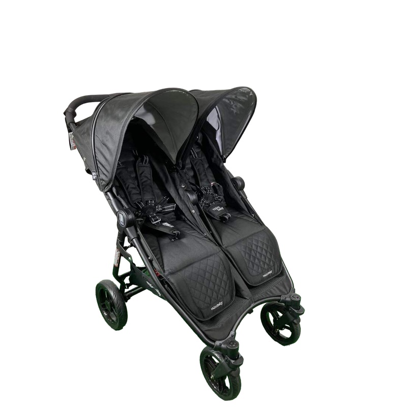 Valco Baby Slim Twin Stroller, 2022, Licorice Black