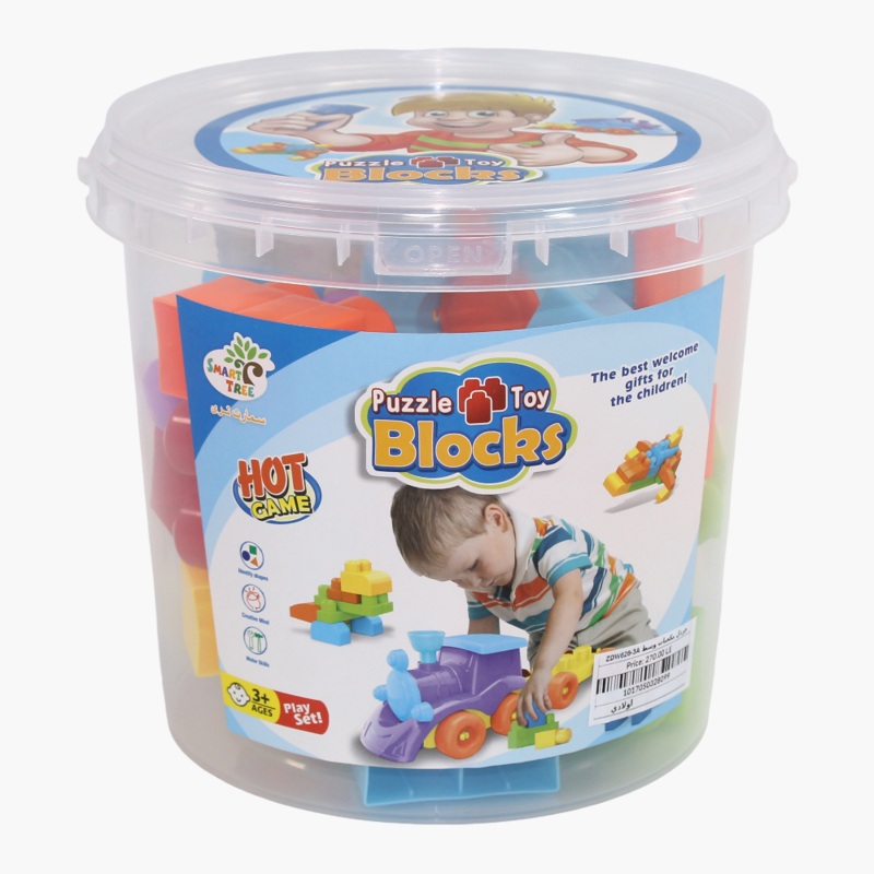 Building Blocks Bucket  Medium Size  For Kids (3+)