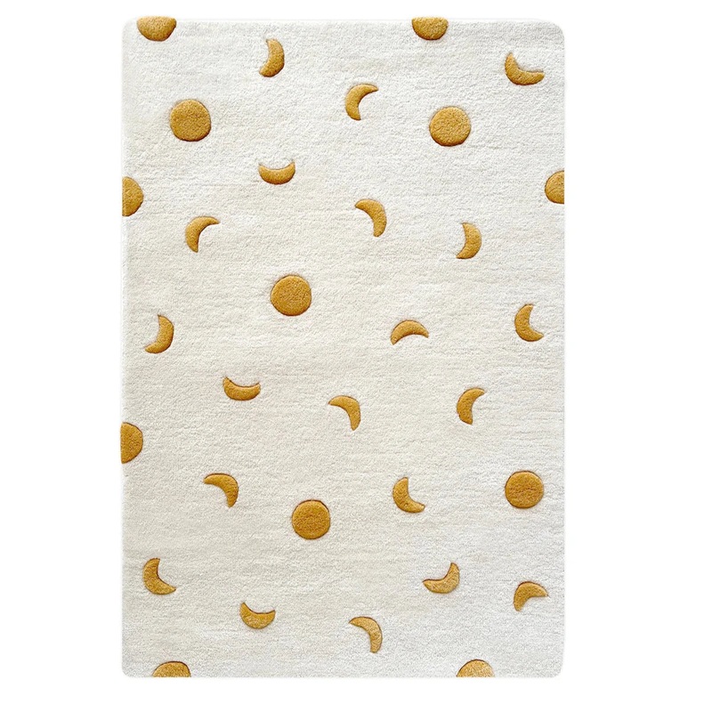 Rug MOONS Cream / Gold 2.6 x 3.9 ft