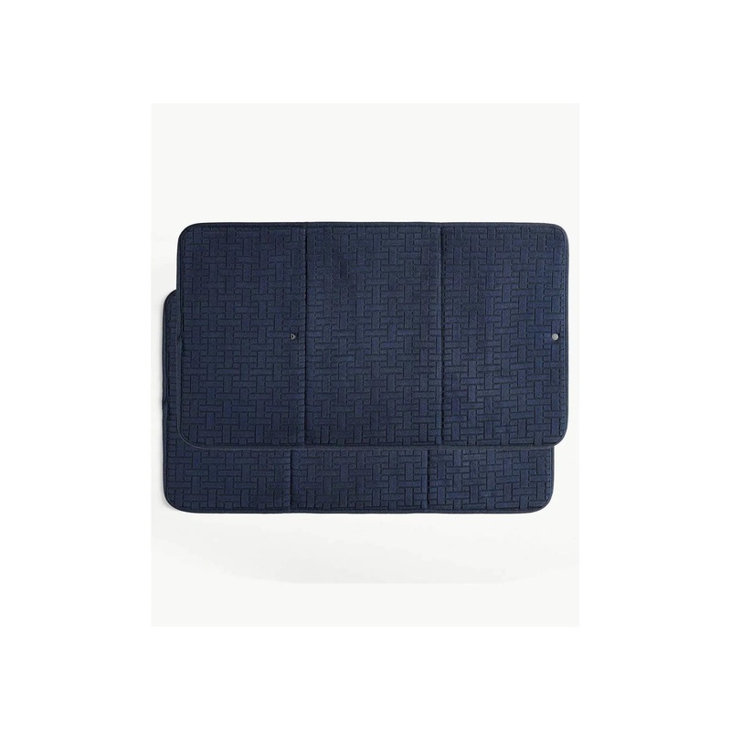 Set of 2 Harrison Drying Mats Navy Blue