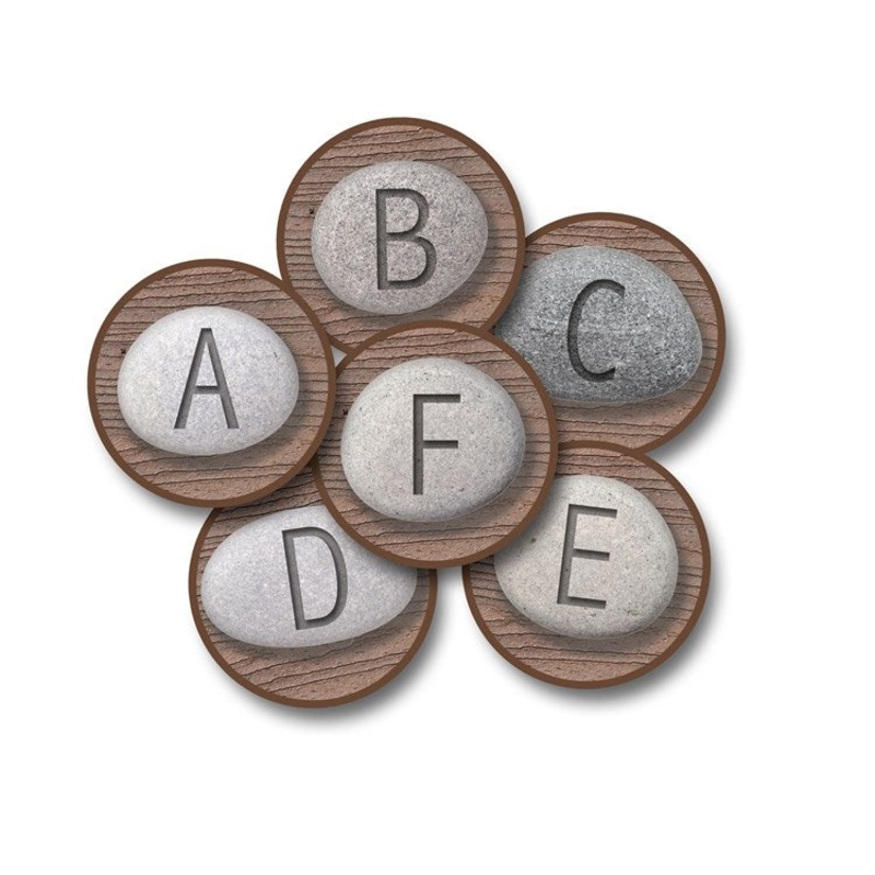 Stones Carpet Squares set of 26