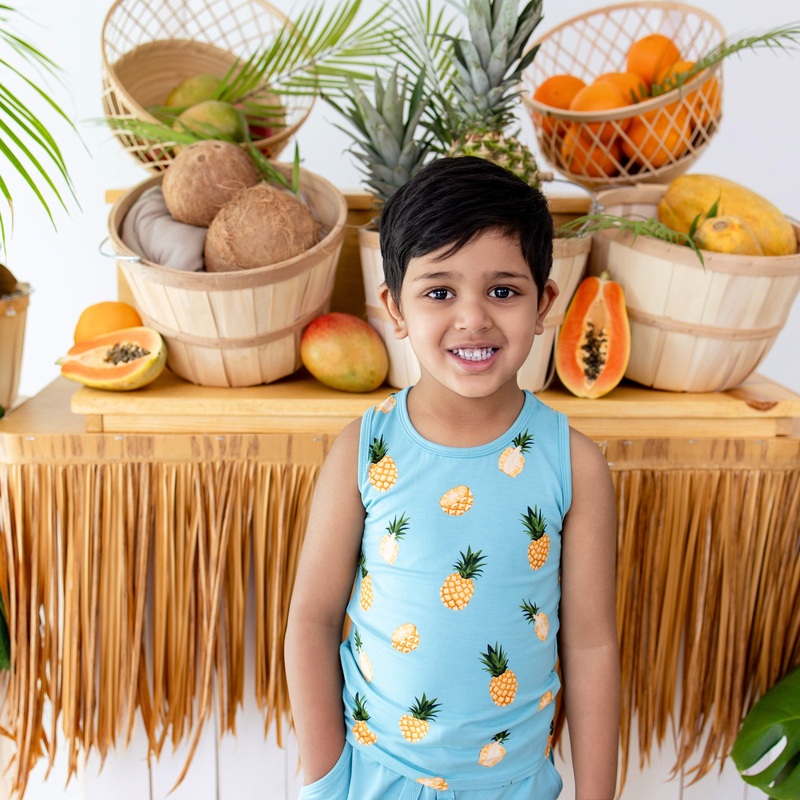 Toddler Tank Top in Pineapple