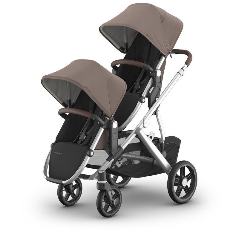 UPPAbaby Vista V3 Double Stroller with RumbleSeat V3 Bundle – Theo