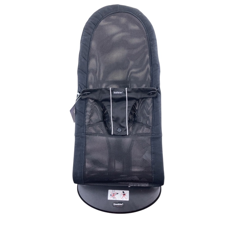 BabyBjorn Bouncer Bliss, Black Frame, Black Mesh