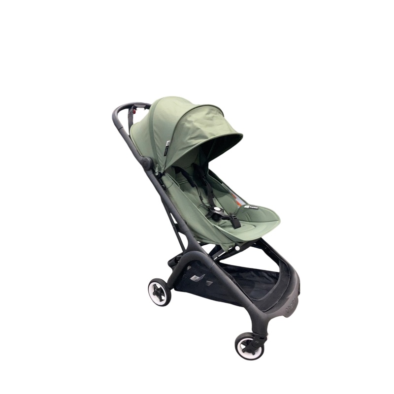 Bugaboo Butterfly Stroller, 2024, Black, Forest Green, Forest Green