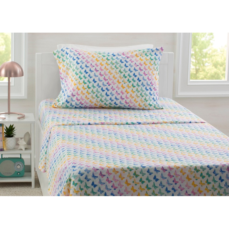 Butterflies 3-Piece Twin Sheet Set