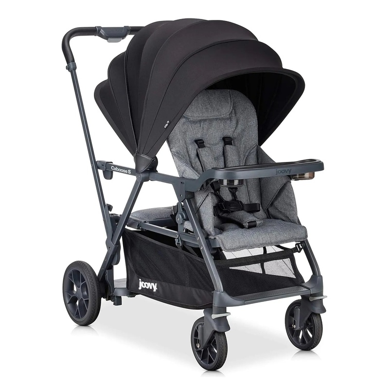 Caboose S Tandem Stroller – Grey Melange