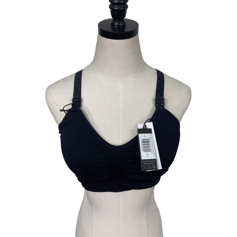 Kindred Bravely Sublime Hands-Free Pumping & Nursing Bra, Black, Small, Busty