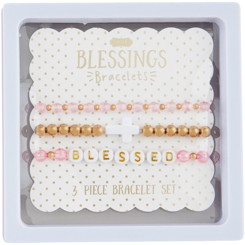 Mud Pie Purple Religious Beaded Bracelets