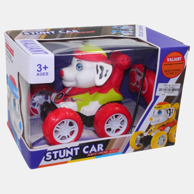Remote Control Dog Stunt Car  Red