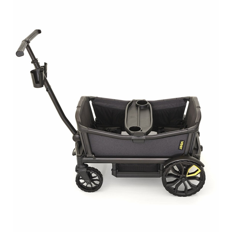 Veer OPEN BOX Cruiser XL (4 Seater) Stroller Wagon – Grey