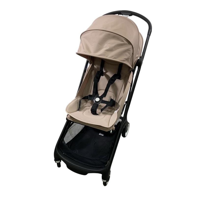 Bugaboo Butterfly Stroller, 2023, Black, Desert Taupe, Desert Taupe