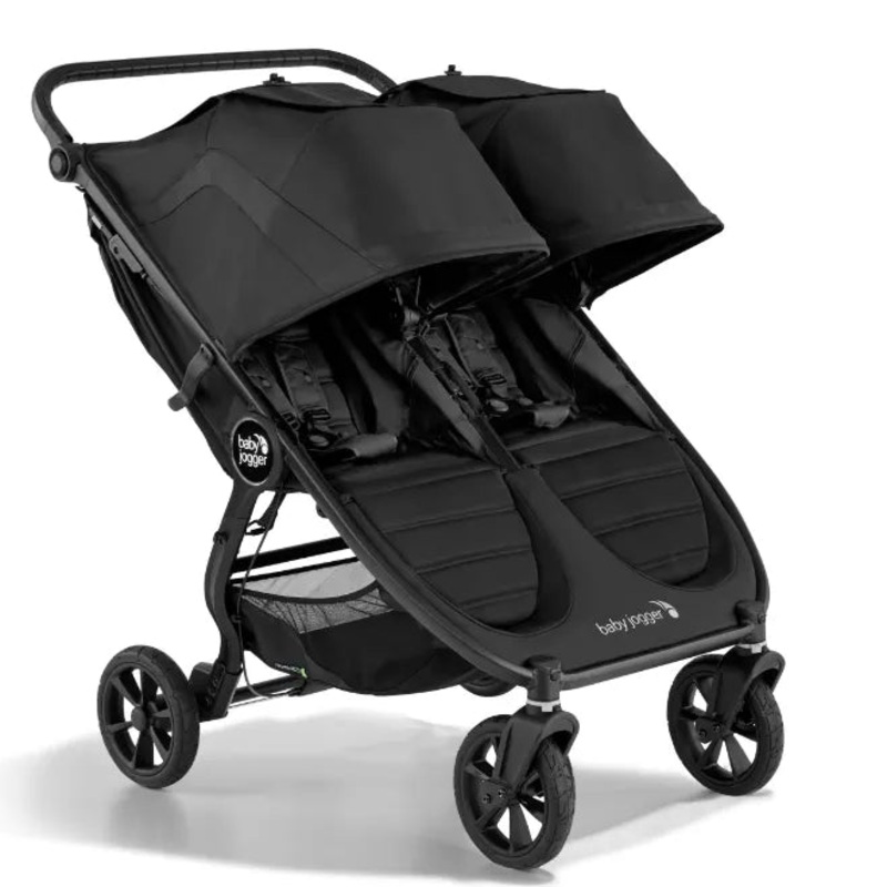 City Mini GT2 Double Stroller – Jet Black
