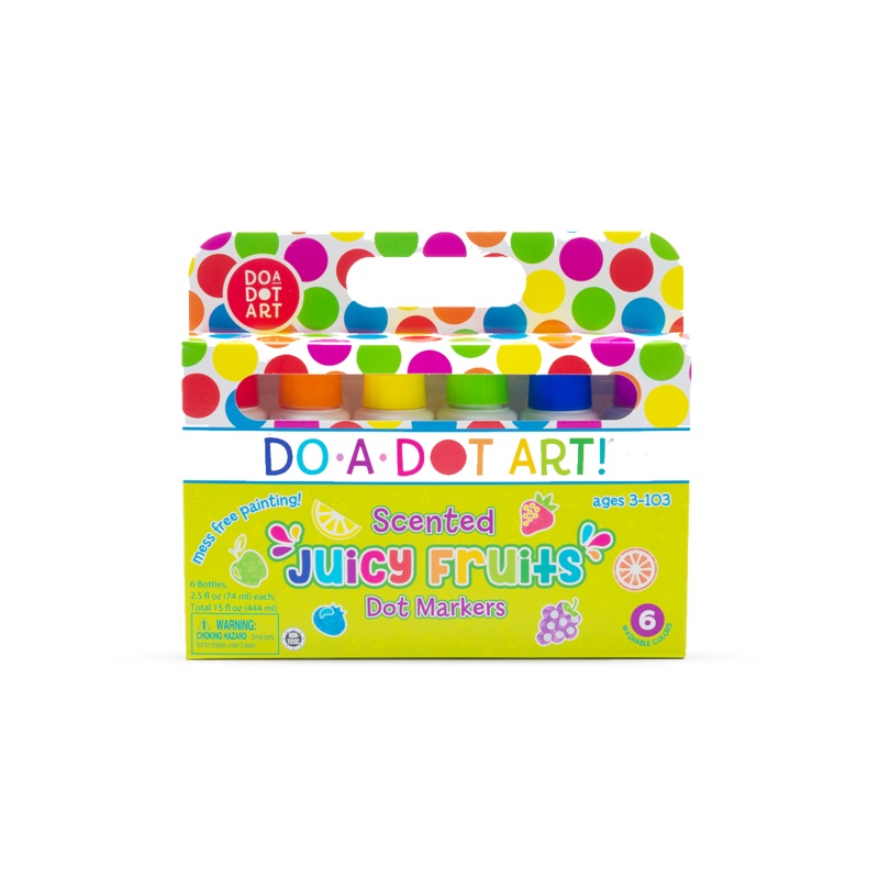Do-A-Dot Art! Juicy Fruits Scented 6 Pack Dot Markers
