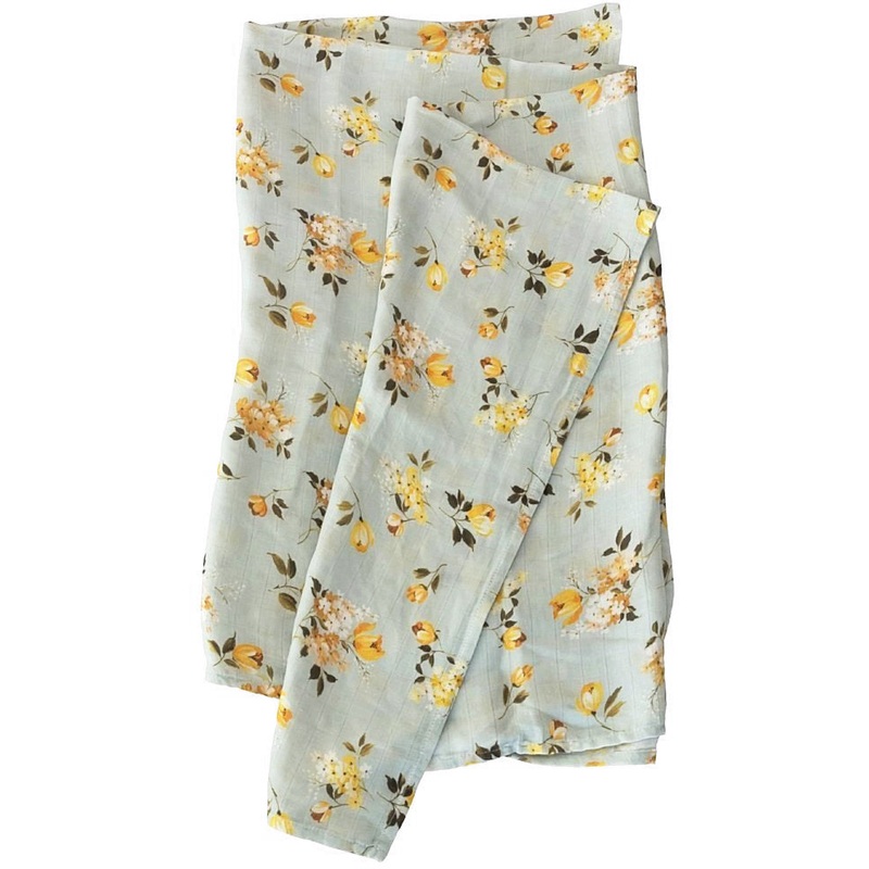 Loulou Lollipop Luxe Muslin Swaddle – Wild Rose