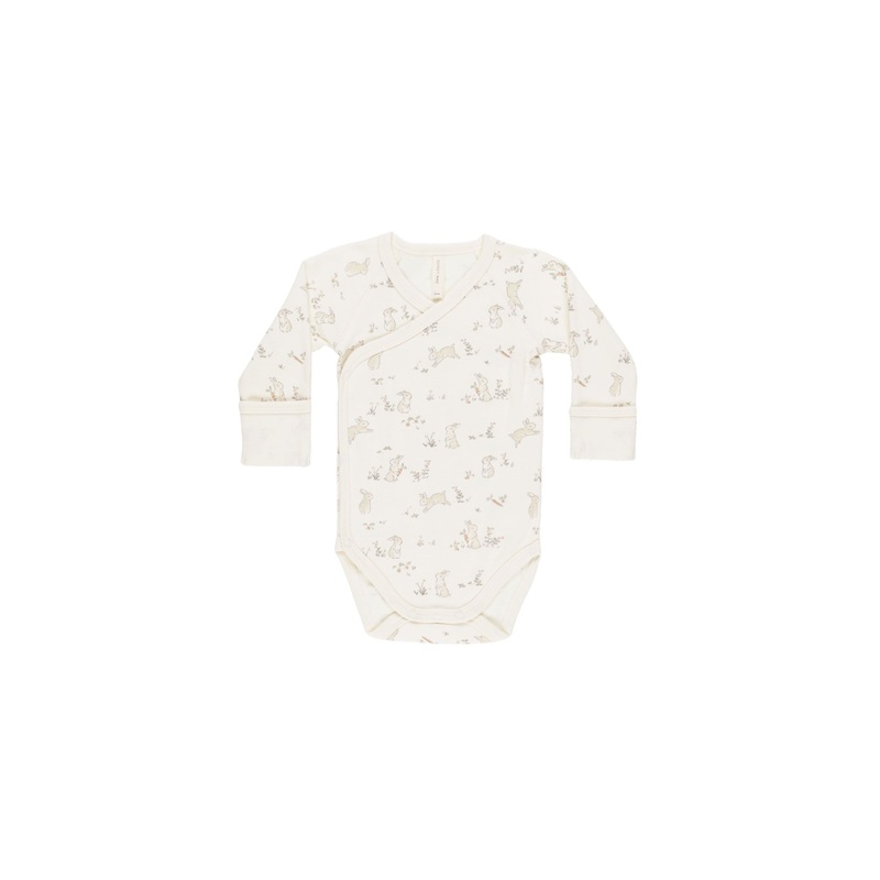 Quincy Mae Side Snap Bodysuit – Bunnies