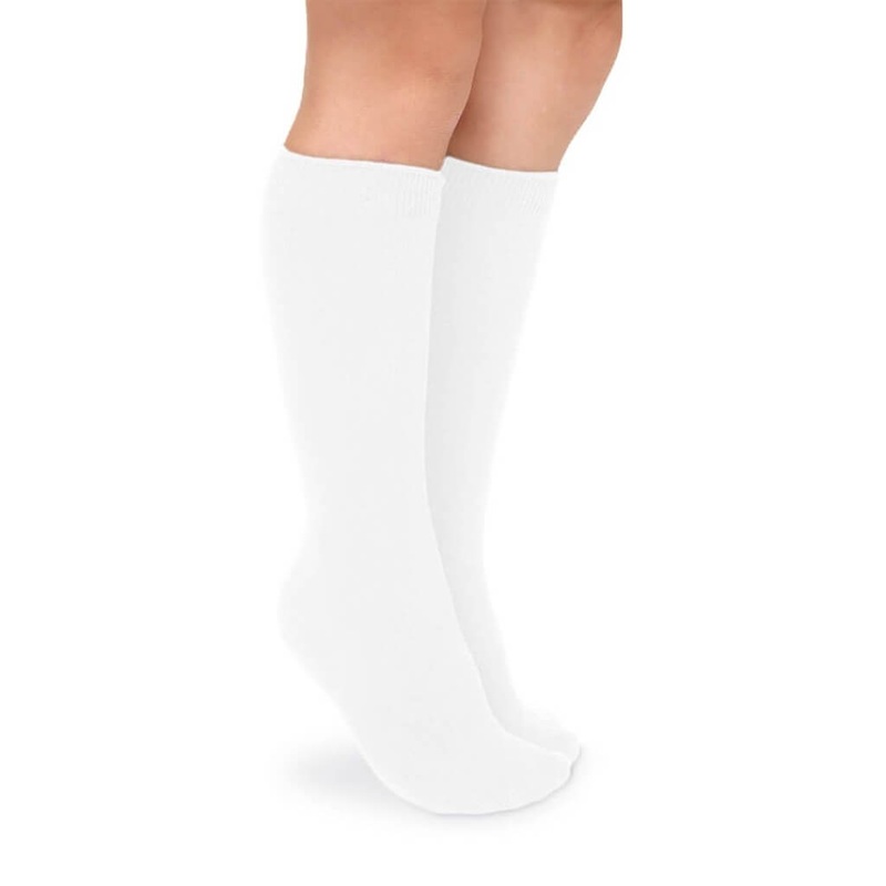 Smooth Toe Cotton Knee High 2 Pair