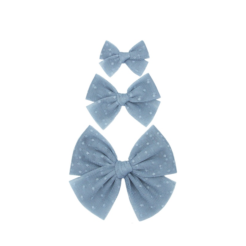 Tulle Bow – Cloud Dot Clip