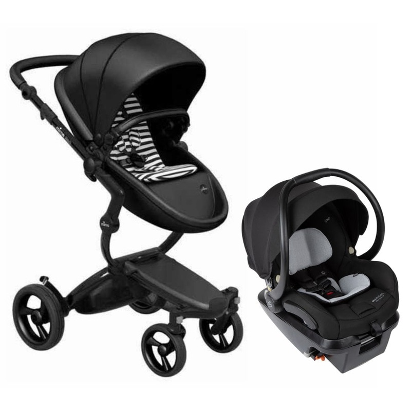 Mima Xari 4G + Maxi Cosi Mico XP Max Travel System Bundle – Black – Black / Black & White / Essential Black