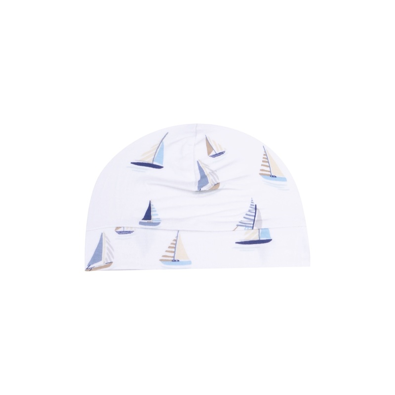 Sailboats Blue Beanie