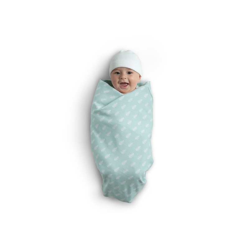 100% Organic Jersey Cotton Baby Receiving Blankets – 2 Pack