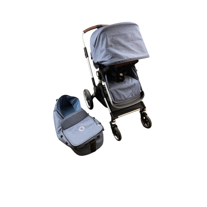 Bugaboo Lynx Stroller, Aluminum, Blue Melange, Blue Melange
