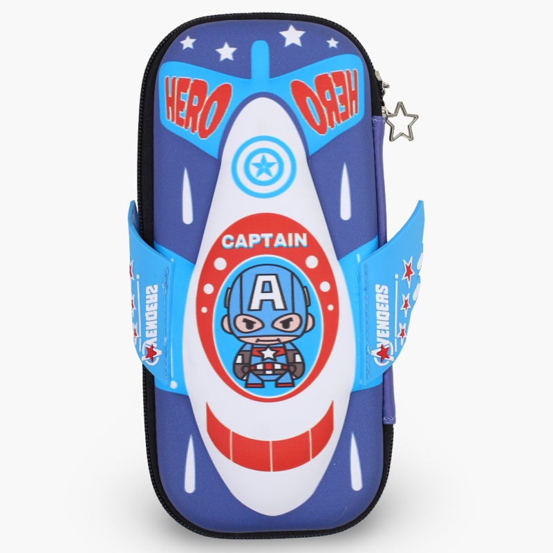 Captain America Pencil Case  Blue