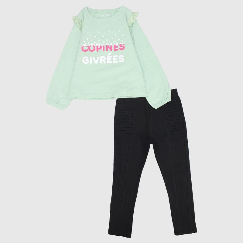 “Copines Givrees” 2-Piece Outfit Set