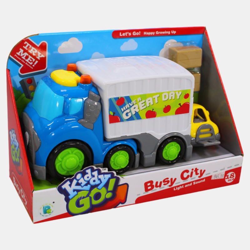 DHTS10337Busy City Truck With Ligh And Sound