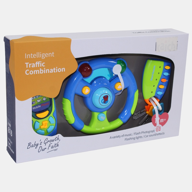 Learning Music Toy – Green – Key Chain, Mobile, and Steering Wheel