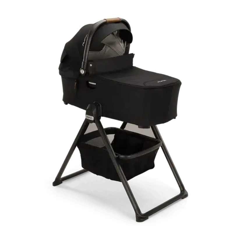 Nuna – DEMI Next Bassinet + Stand – Caviar