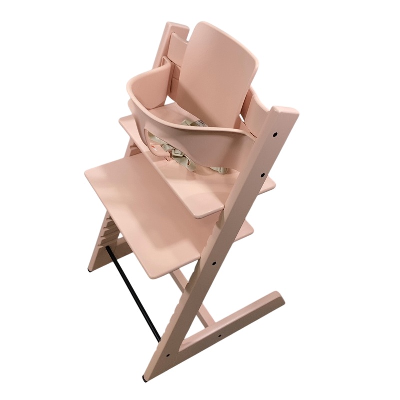 Stokke Tripp Trapp High Chair With Baby Set, 2, Serene Pink