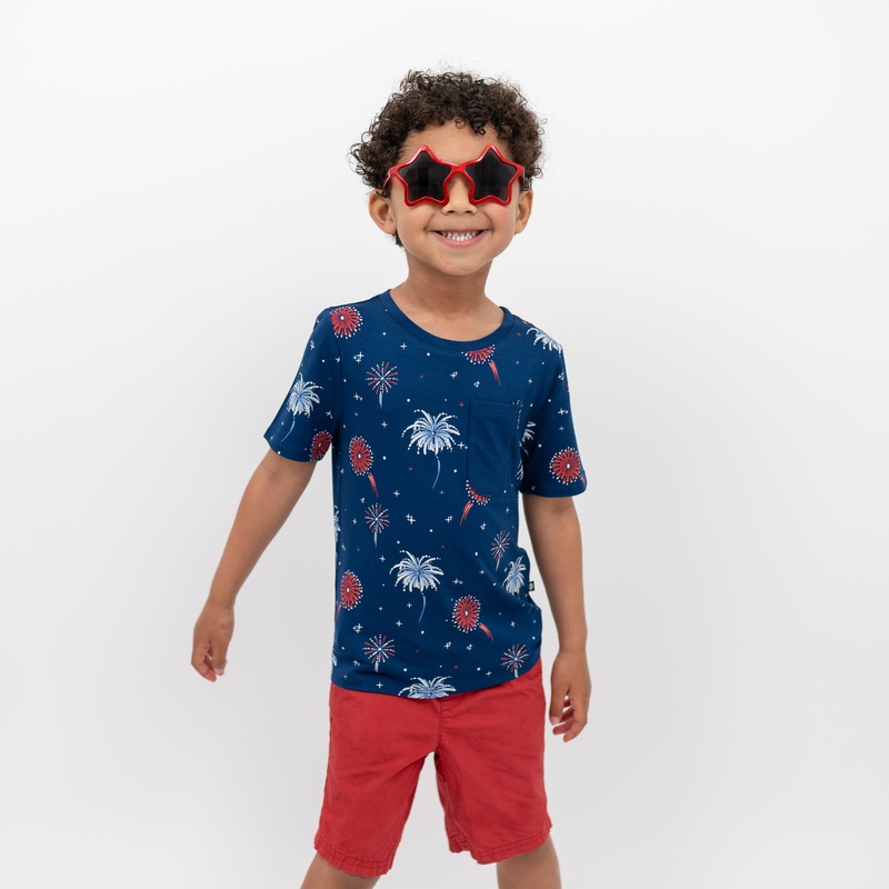 Toddler Crew Neck Tee in Celebration