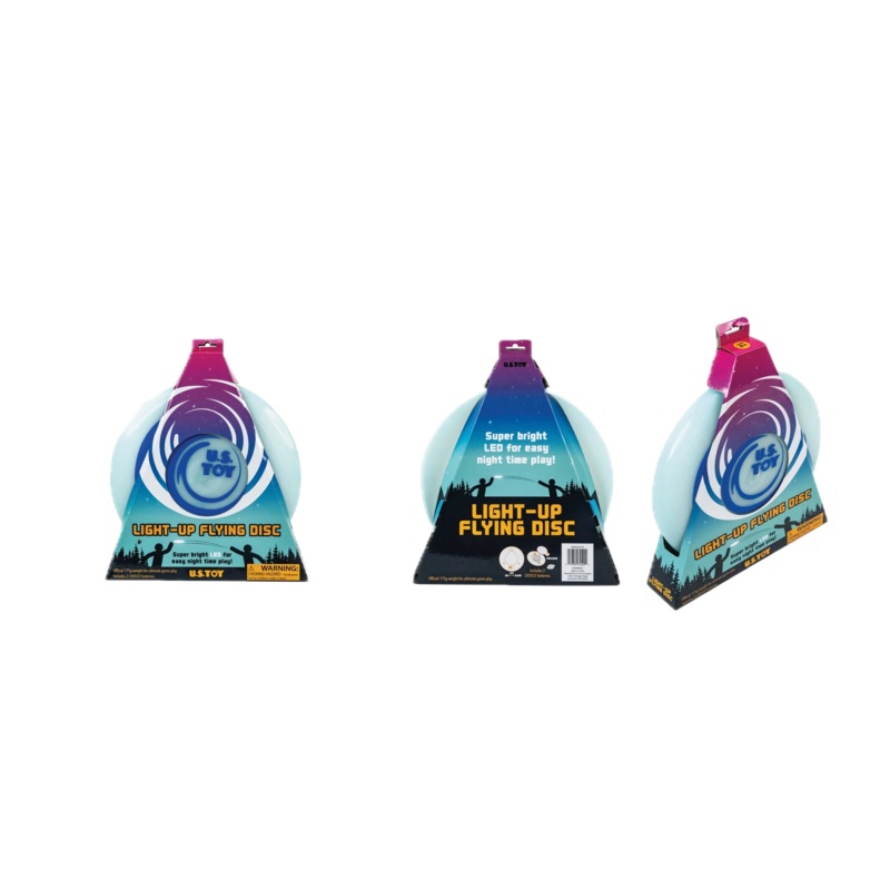 US Toy Light-Up Flying Disc