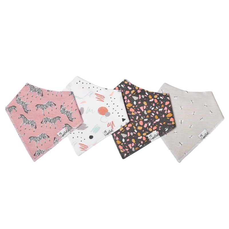 Copper Pearl Baby Bandana Bibs | Zella