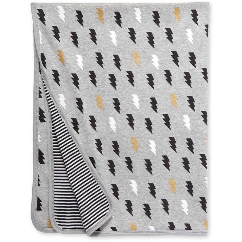 Skip Hop Star-Struck Reversible Blanket – Grey