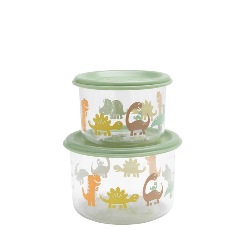 Small Food Container Set Baby Dinosaur