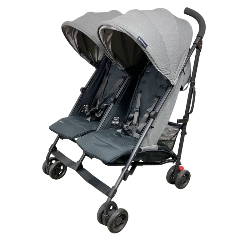 UPPAbaby G-Link V2 Double Stroller, 2022, Greyson (Charcoal Melange)