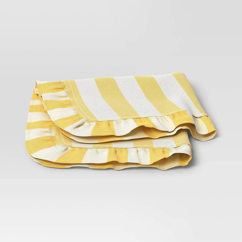 Yellow Striped Napkin – Threshold (See description)