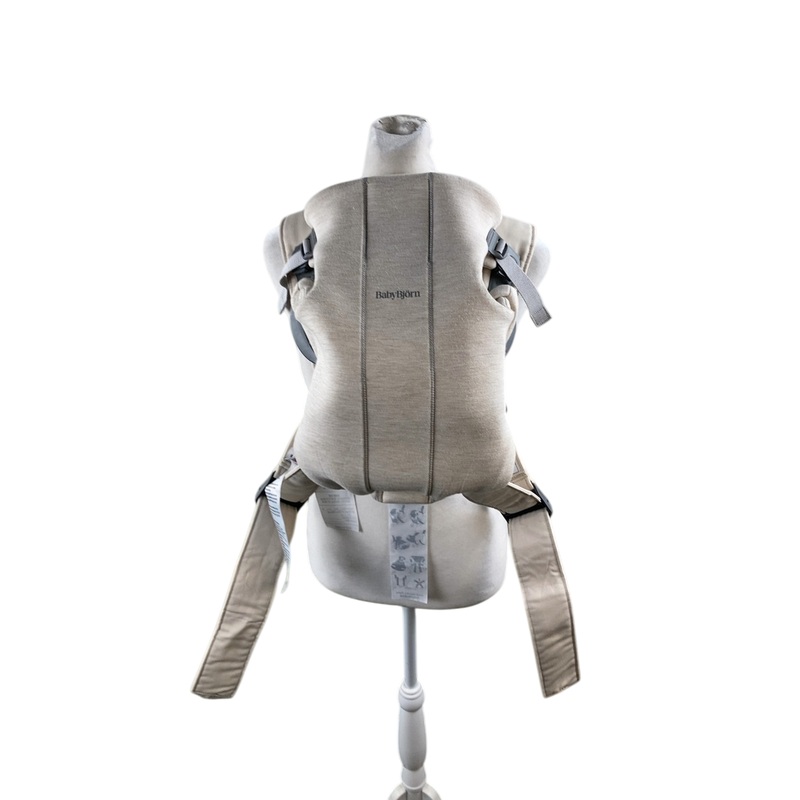 BabyBjorn Baby Carrier Mini, Light Beige 3D Jersey