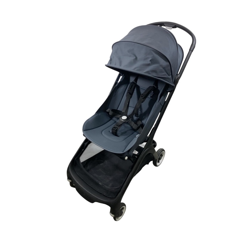 Bugaboo Butterfly Stroller, 2024, Black, Stormy Blue, Stormy Blue