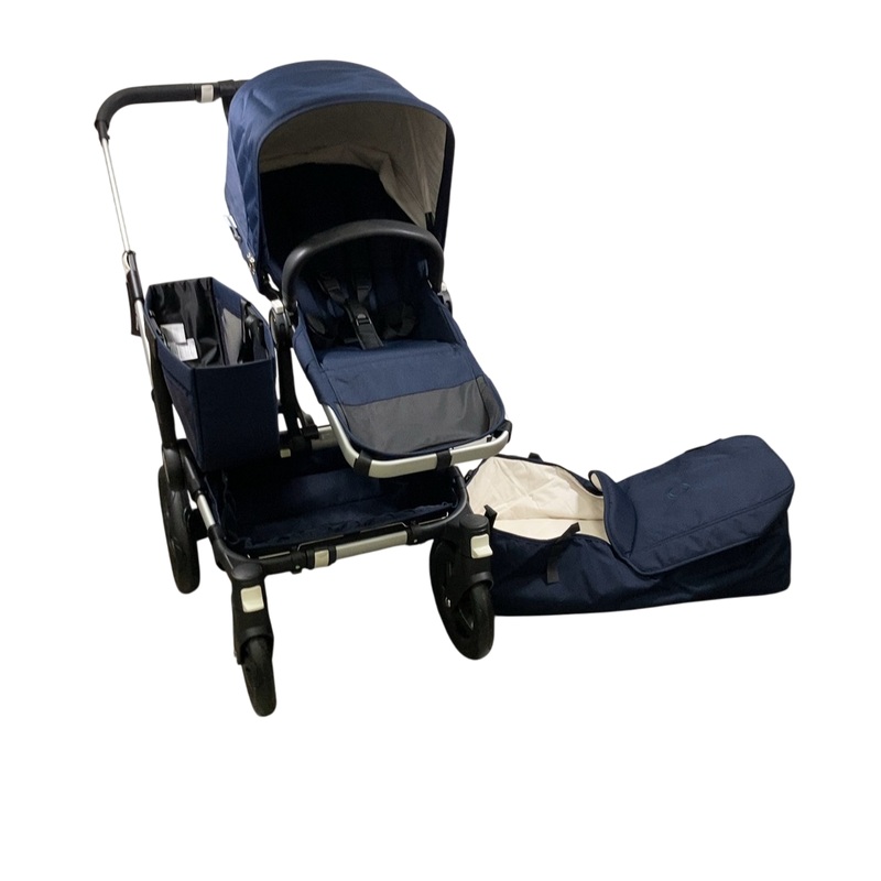 Bugaboo Donkey 2 Mono Stroller, 2018, Aluminum, Dark Navy, Dark Navy