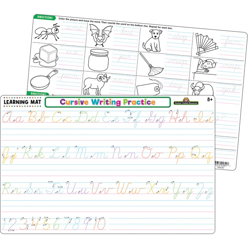Cursive Writing Practice Learning Mat