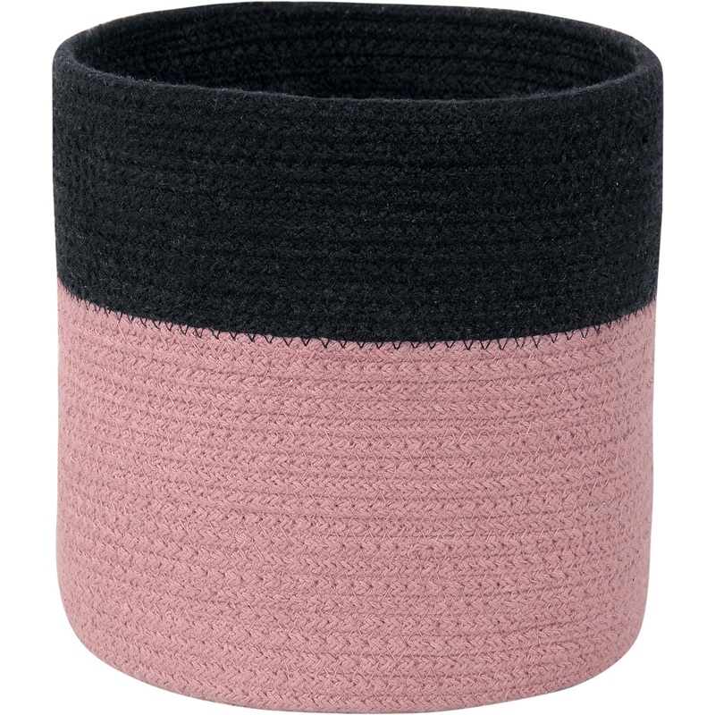 Lorena Canals Basket Dual – Black/Ash Rose (8″ x 8″)