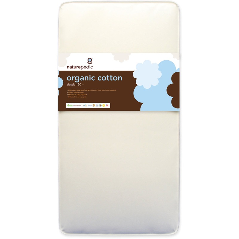 Naturepedic MC20 No-Compromise Organic Cotton Classic Baby Mattress