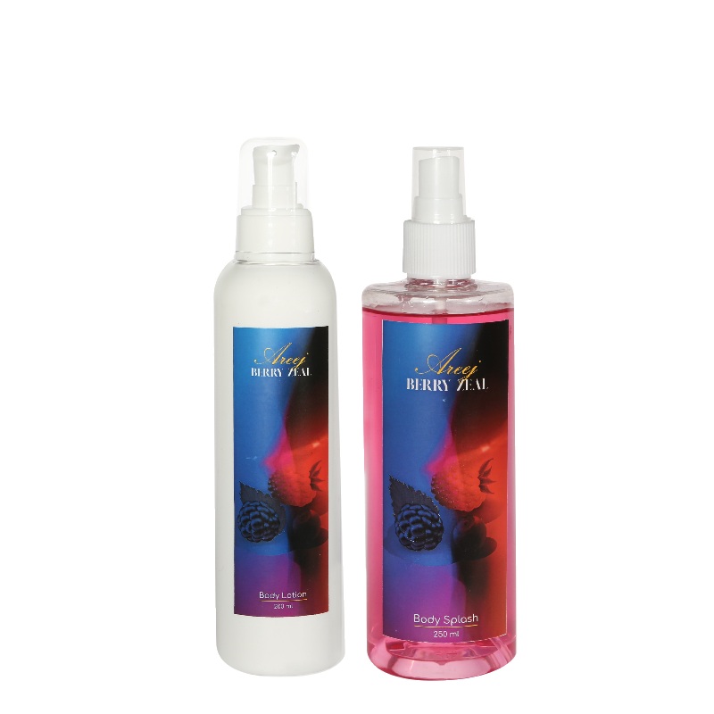 Areej Berry Zeal Body Splash 250ML & Body Lotion 200ML