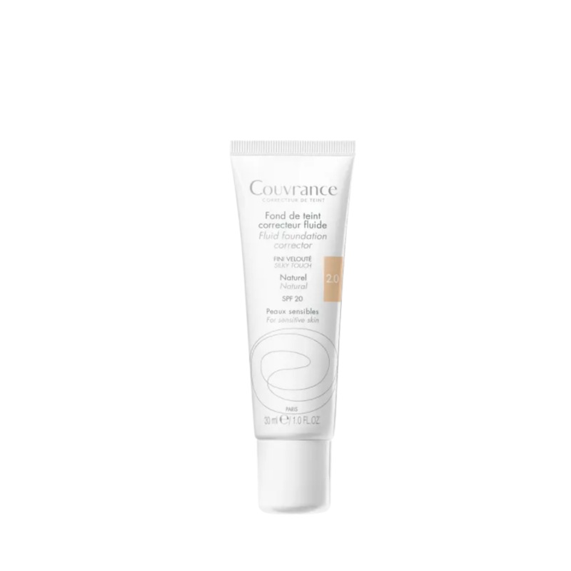 Eau Thermale Avene Couvrance Fluid Foundation Corrector Spf 20 Naturel