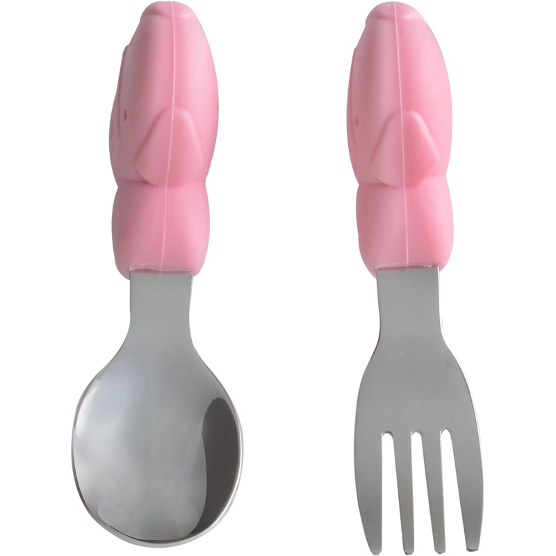 Marcus & Marcus Palm Grasp Spoon & Fork Set Pokey the Piglet