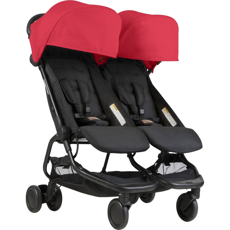 Mountain Buggy Nano Duo Double Stroller – Ruby