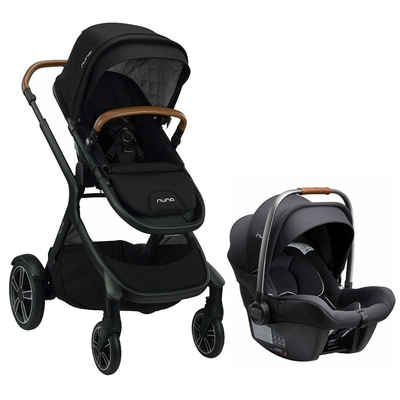 Nuna DEMI Grow + PIPA Lite R Travel System Bundle – Caviar/Caviar